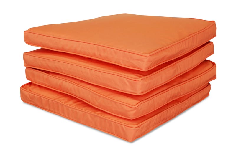 Klädsel till stolsdynor 4-pack - Orange - Dynöverdrag & utomhusklädsel - Klädselpaket loungemöbler