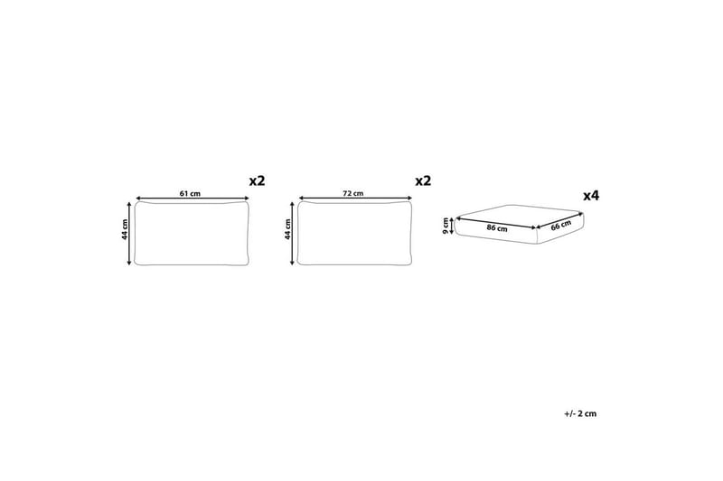 Kuddfodral Noto - Utemöbler - Loungemöbler - Klädselpaket loungemöbler