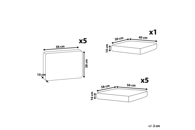 Kuddfodral Roma - Utemöbler - Loungemöbler - Klädselpaket loungemöbler