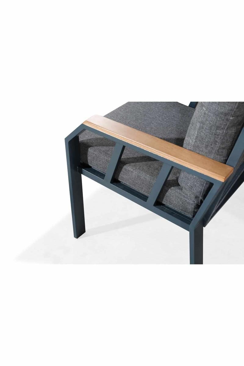 Lenvi Loungegrupp Utomhus - Mörkgrå - Utemöbler - Loungemöbler - Soffgrupp utomhus