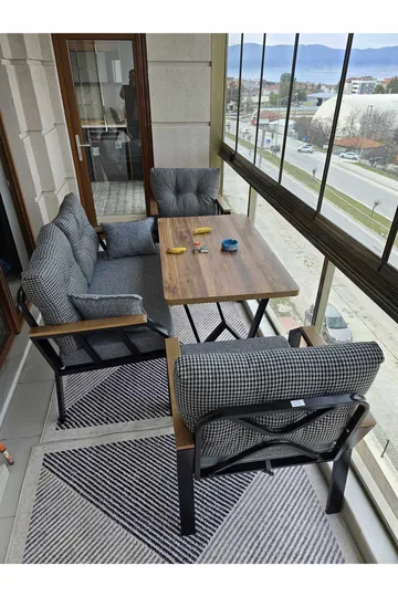 Lenvi Loungegrupp Utomhus - Utemöbler - Loungemöbler - Soffgrupp utomhus