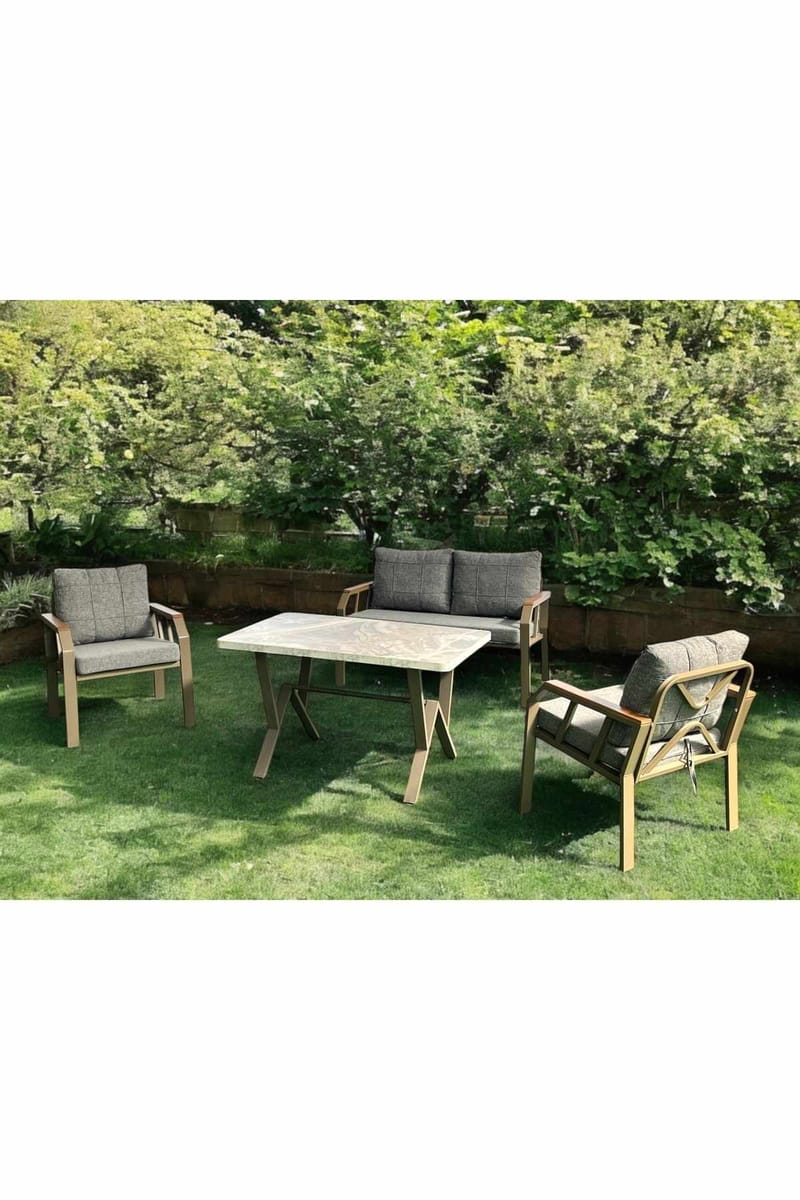 Lenvi Loungegrupp Utomhus - Utemöbler - Loungemöbler - Soffgrupp utomhus