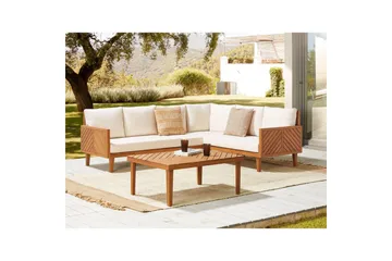 Loungegrupp Baratti 4-Sits - 4-Sits - Utemöbler - Loungemöbler - Soffgrupp utomhus