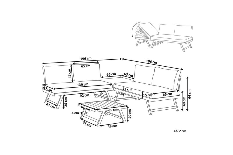 Loungegrupp Coccorino - Utemöbler - Loungemöbler - Soffgrupp utomhus