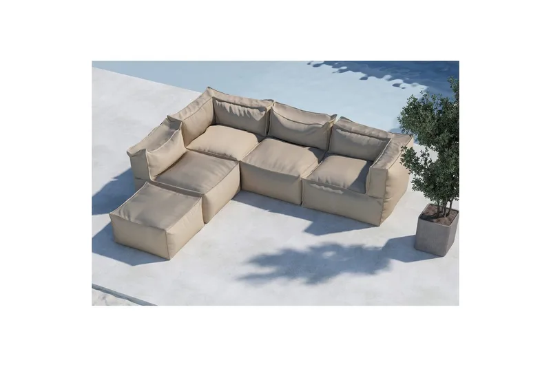 Loungegrupp Rambo 2+2+1 - Utemöbler - Loungemöbler - Loungesoffa