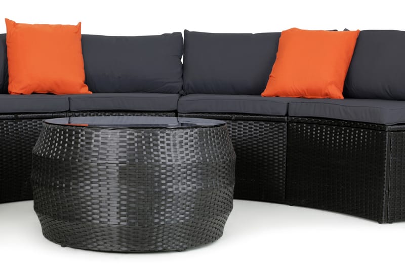 Ängebacken 6-sits Loungegrupp Utomhus - Antracit - Utemöbler - Loungemöbler - Loungegrupp & Loungeset
