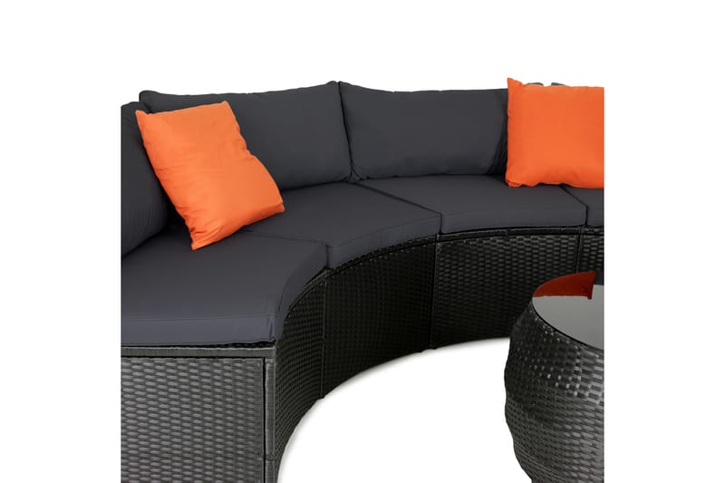 Ängebacken 6-sits Loungegrupp Utomhus - Antracit - Utemöbler - Loungemöbler - Loungegrupp & Loungeset