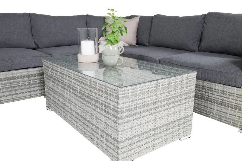 Amazon Loungesoffa Utomhus - Grå - Utemöbler - Loungemöbler - Loungegrupp & Loungeset