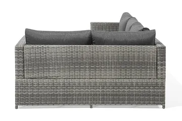 Avola Loungegrupp Utomhus 212 cm - Grå - Utemöbler - Loungemöbler - Loungegrupp & Loungeset