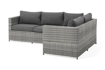 Avola Loungegrupp Utomhus 212 cm - Grå - Utemöbler - Loungemöbler - Loungegrupp & Loungeset