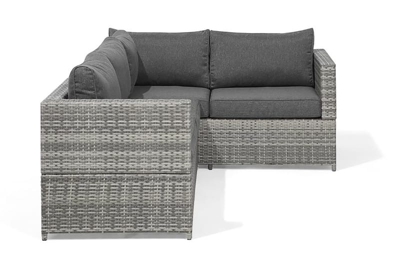 Avola Loungegrupp Utomhus 212 cm - Grå - Utemöbler - Loungemöbler - Loungegrupp & Loungeset