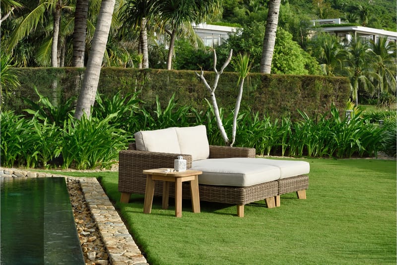 Bahamas Loungegrupp Utomhus 2-4-sits - Beige - Trädgård & spabad - Utemiljö - Altan & terrass - Altanmöbler