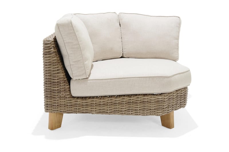 Bahamas Loungegrupp Utomhus 5-sits - Beige - Trädgård & spabad - Utemiljö - Altan & terrass - Altanmöbler