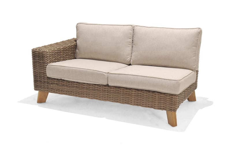 Bahamas Loungegrupp Utomhus 5-sits - Beige - Trädgård & spabad - Utemiljö - Altan & terrass - Altanmöbler