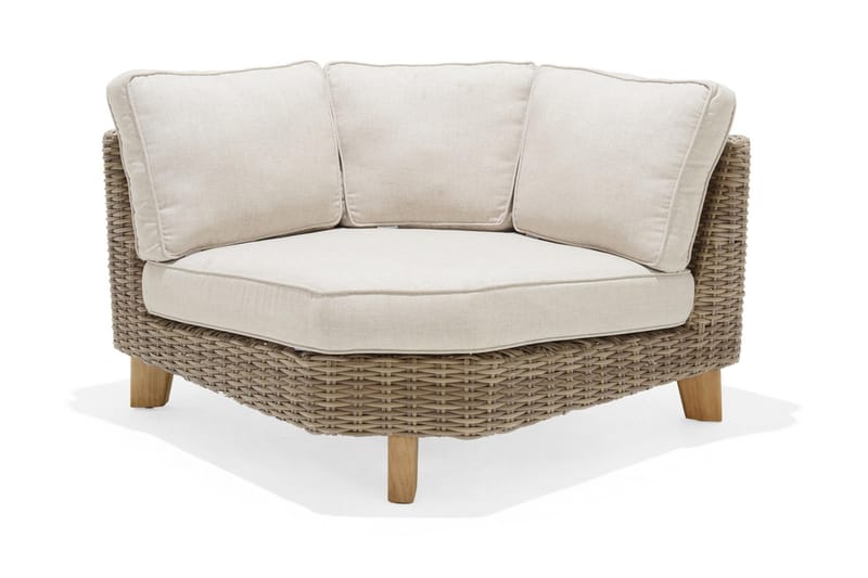 Bahamas Loungegrupp Utomhus 5-sits - Beige - Trädgård & spabad - Utemiljö - Altan & terrass - Altanmöbler