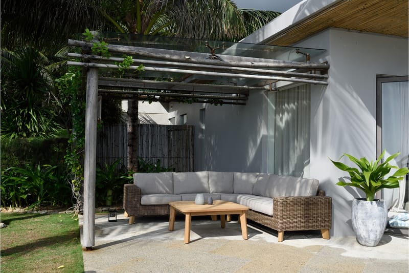 Bahamas Loungegrupp Utomhus 5-sits - Beige - Trädgård & spabad - Utemiljö - Altan & terrass - Altanmöbler