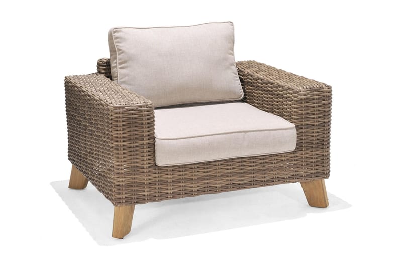 Bahamas Loungegrupp Utomhus 5-sits - Beige - Trädgård & spabad - Utemiljö - Altan & terrass - Altanmöbler