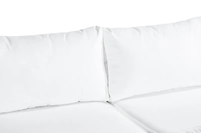 Bahamas Loungegrupp utomhus - Liten soffgrupp till balkong 2-sits - Litet loungeset konstrotting utemöbler - Svart / Vita dynor - Trädgård & spabad - Utemiljö - Altan & terrass - Altanmöbler