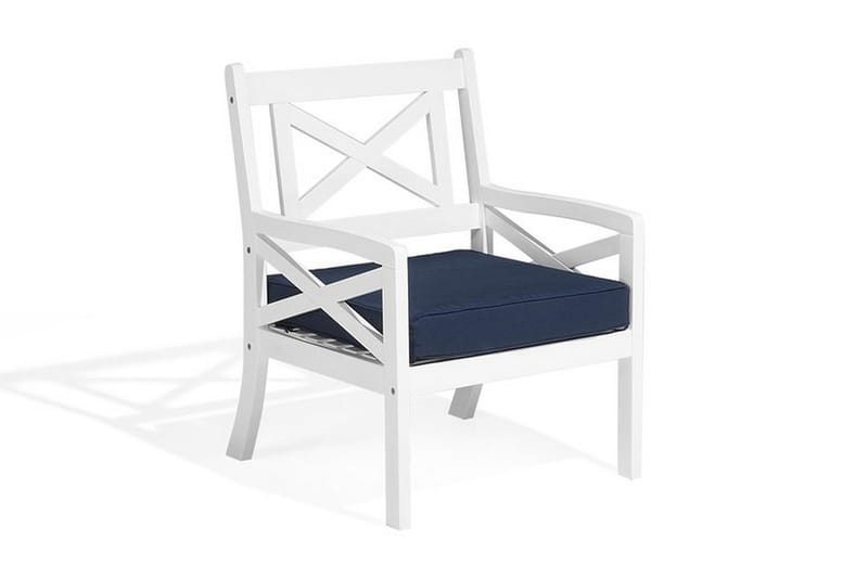Baltic Loungegrupp Utomhus 100 cm - Vit - Utemöbler - Loungemöbler - Loungegrupp & Loungeset