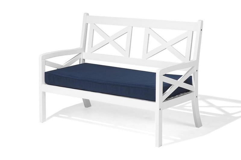 Baltic Loungegrupp Utomhus 100 cm - Vit - Utemöbler - Loungemöbler - Loungegrupp & Loungeset