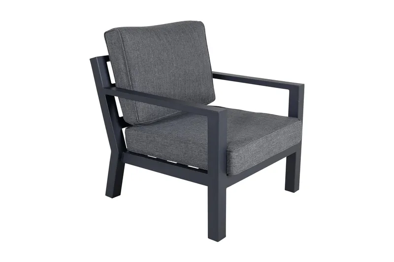 Barcelona Loungegrupp Utomhus - Svart - Utemöbler - Loungemöbler - Loungegrupp & Loungeset