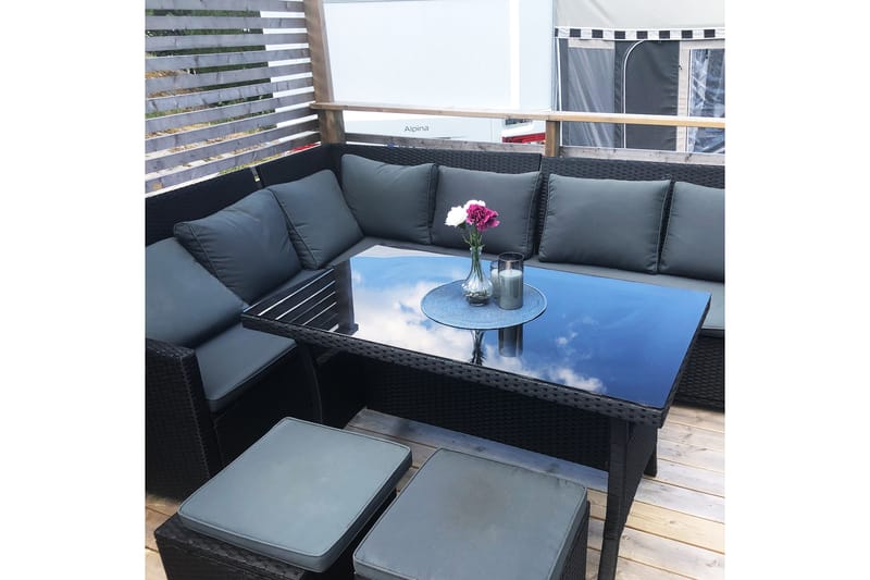 Bokenäs 7-sits Loungegrupp Utomhus - Antracit - Utemöbler - Loungemöbler - Loungegrupp & Loungeset