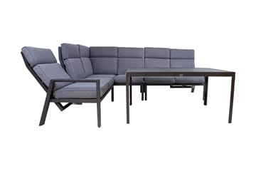 Casten Trädgårdset Mörkgrå - Utemöbler - Loungemöbler - Loungegrupp & Loungeset