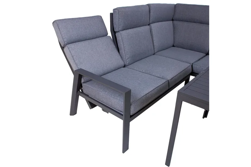 Casten Trädgårdset Mörkgrå - Utemöbler - Loungemöbler - Loungegrupp & Loungeset