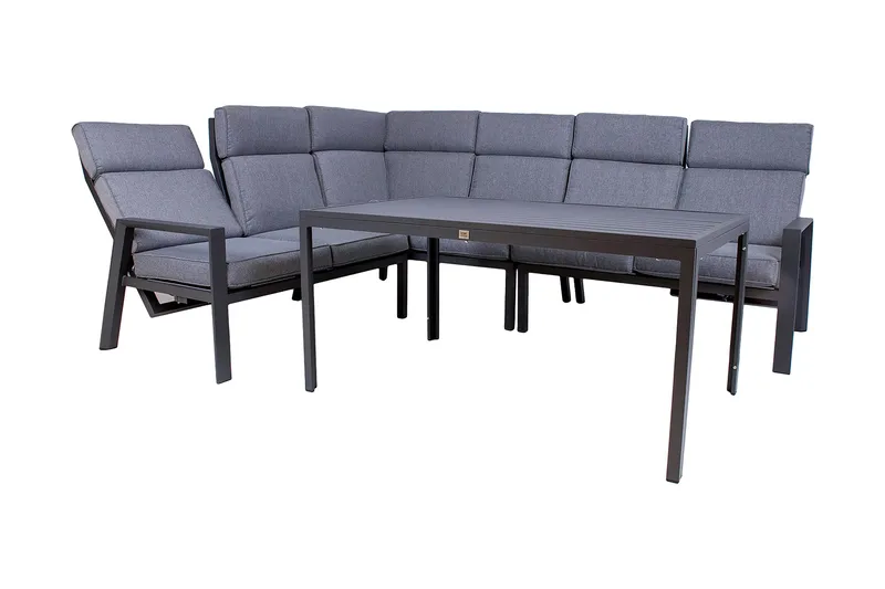 Casten Trädgårdset Mörkgrå - Utemöbler - Loungemöbler - Loungegrupp & Loungeset
