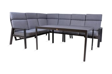 Casten Trädgårdset Mörkgrå - Utemöbler - Loungemöbler - Loungegrupp & Loungeset