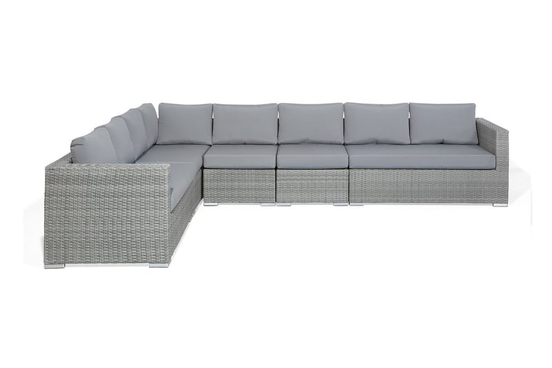 Comfy Loungegrupp Utomhus 76 cm - Grå - Utemöbler - Loungemöbler - Loungegrupp & Loungeset