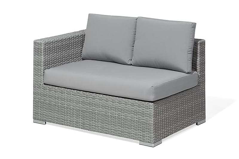 Comfy Loungegrupp Utomhus 76 cm - Grå - Utemöbler - Loungemöbler - Loungegrupp & Loungeset