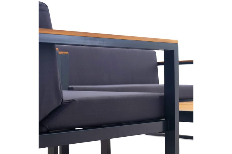 Dalarö Loungegroup 4-sits Blå - Lyfco - Utemöbler - Loungemöbler - Loungegrupp & Loungeset