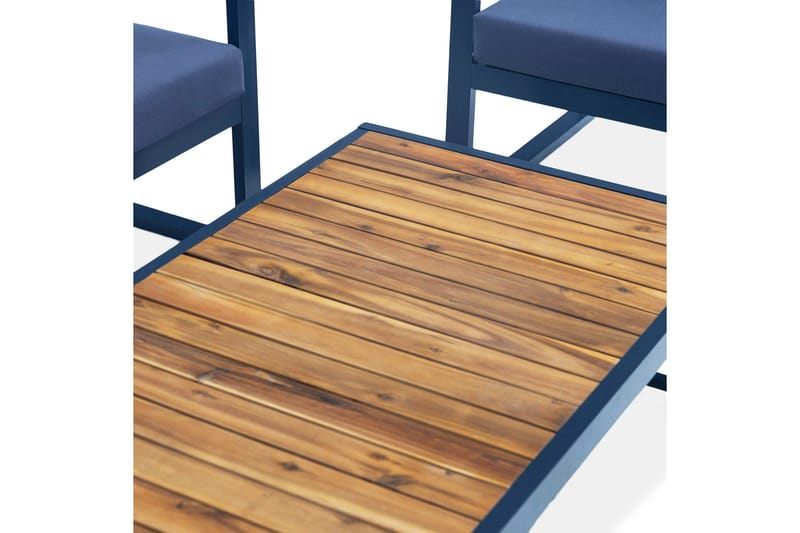 Dalarö Loungegroup 4-sits Blå - Lyfco - Utemöbler - Loungemöbler - Loungegrupp & Loungeset