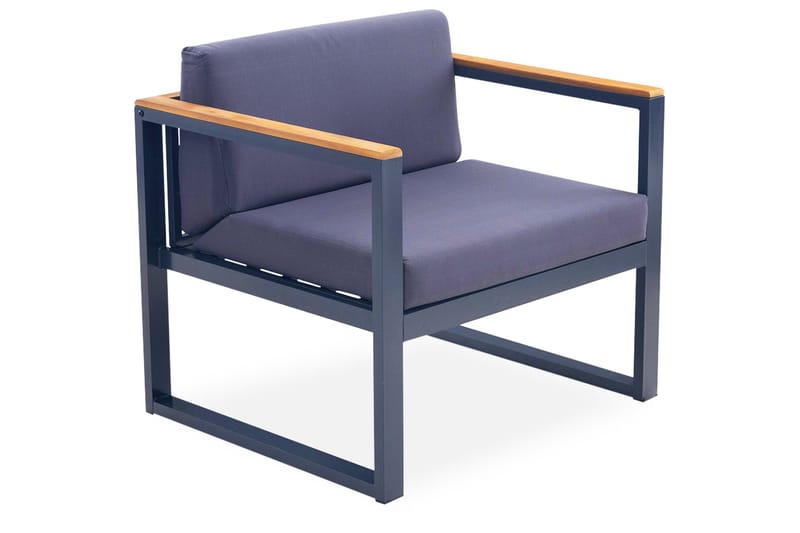 Dalarö Loungegroup 4-sits Blå - Lyfco - Utemöbler - Loungemöbler - Loungegrupp & Loungeset