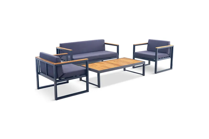 Dalarö Loungegroup 4-sits Blå, Lyfco