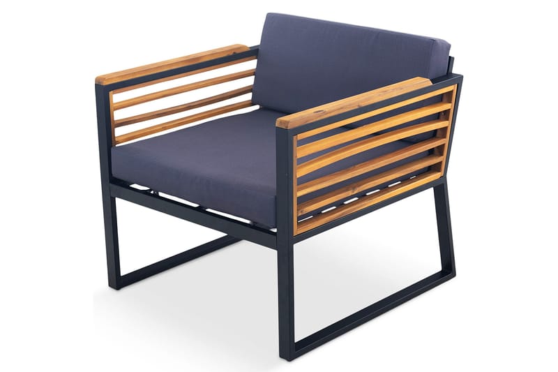 Duvholmen Loungegrupp Utomhus 5-sits Brun - Lyfco - Utemöbler - Loungemöbler - Loungegrupp & Loungeset