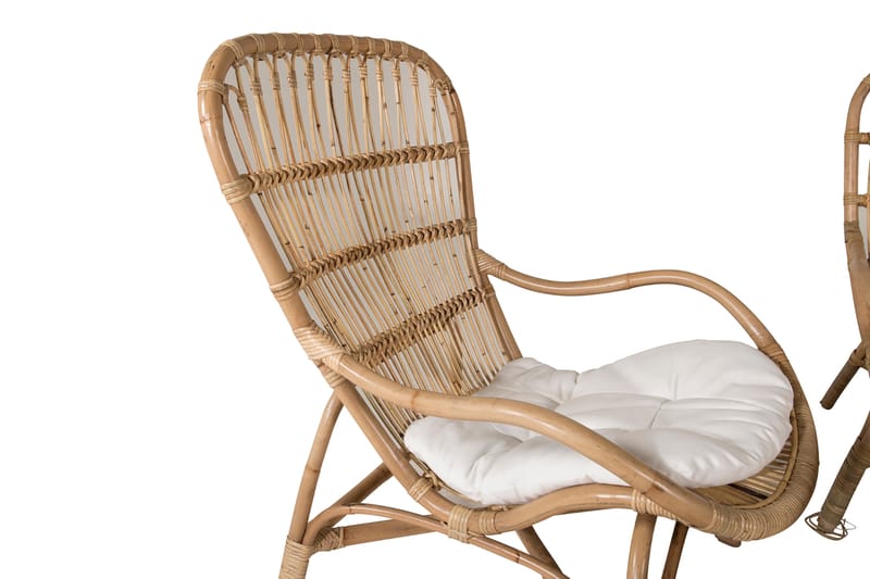 Ella Loungegrupp Utomhus med Dynor - Trä/natur - Utemöbler - Loungemöbler - Loungegrupp & Loungeset