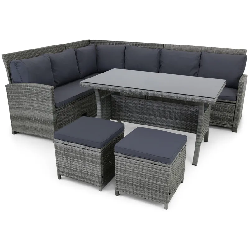 Exklusiv loungegrupp | Inbyggd förvaring | Lyfco Tanumshede - Grå, undefined