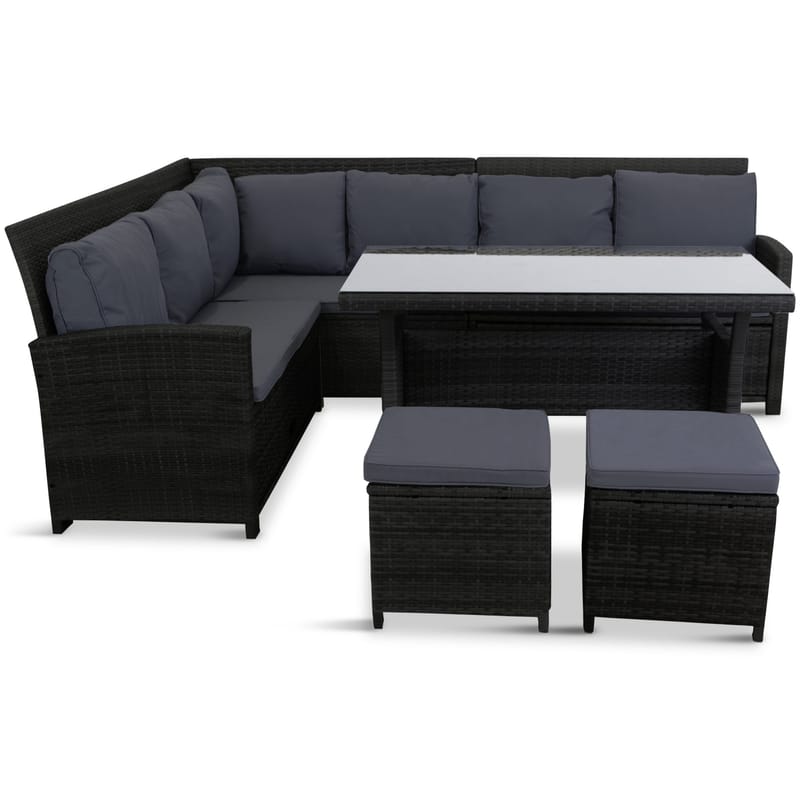 Exklusiv loungegrupp | Inbyggd förvaring | Lyfco Tanumshede - Utemöbler - Loungemöbler - Loungegrupp & Loungeset