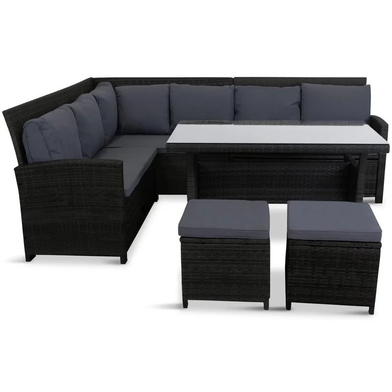 Exklusiv loungegrupp | Inbyggd förvaring | Lyfco Tanumshede - Utemöbler - Loungemöbler - Loungegrupp & Loungeset