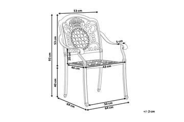 Festo Utestol 4-pack - Brun - Utemöbler - Balkong - Balkongmöbler - Balkongstol