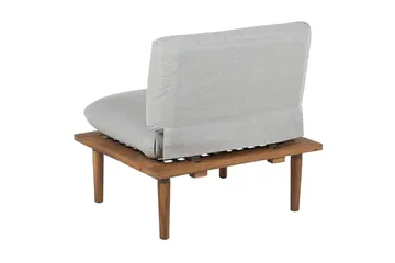 Frascati Loungegrupp Utomhus 80 cm - Grå - Utemöbler - Loungemöbler - Loungegrupp & Loungeset