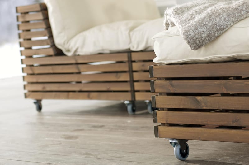 Hillerstorp Bara Vara Loungefåtölj 2-pack + 1 Divan - Beige - Trädgård & spabad - Utemiljö - Altan & terrass - Altanmöbler