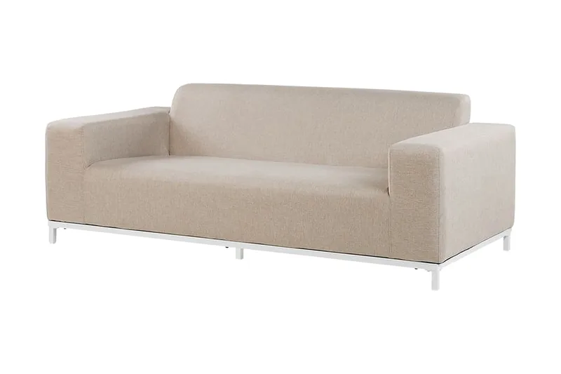Hughen Loungegrupp Utomhus 5-sits - Beige - Utemöbler - Loungemöbler - Loungegrupp & Loungeset
