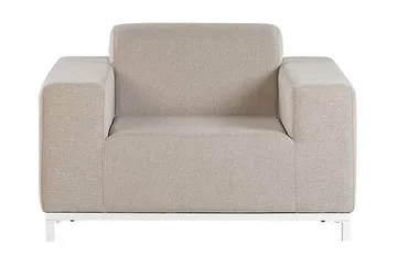 Hughen Loungegrupp Utomhus 5-sits - Beige - Utemöbler - Loungemöbler - Loungegrupp & Loungeset