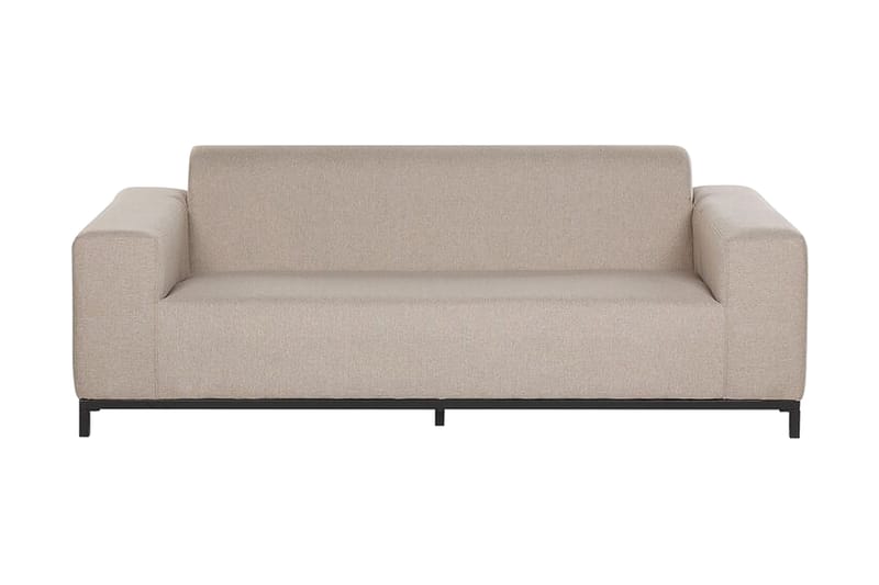 Hughen Loungegrupp Utomhus 5-sits - Beige/Svart - Utemöbler - Loungemöbler - Loungegrupp & Loungeset
