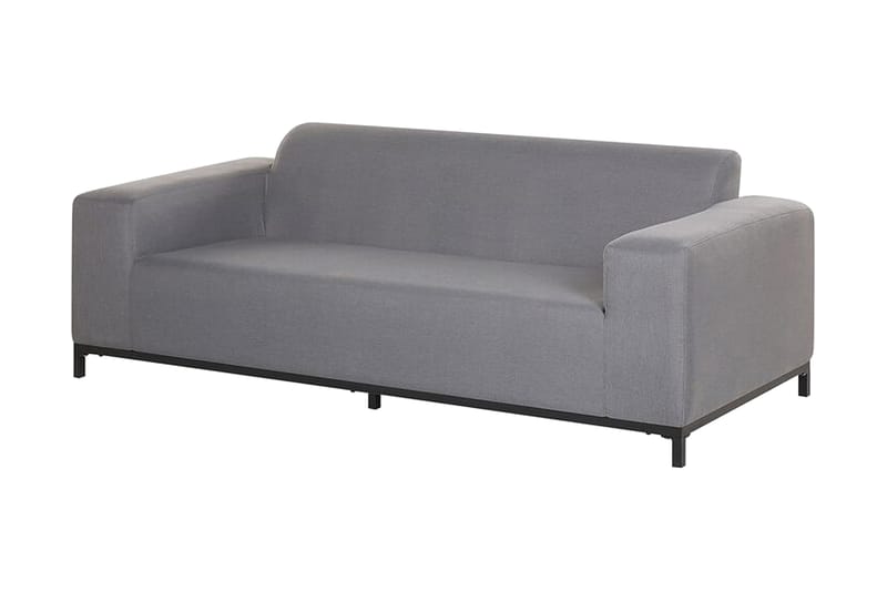 Hughen Loungegrupp Utomhus 5-sits - Grå/Svart - Utemöbler - Loungemöbler - Loungegrupp & Loungeset