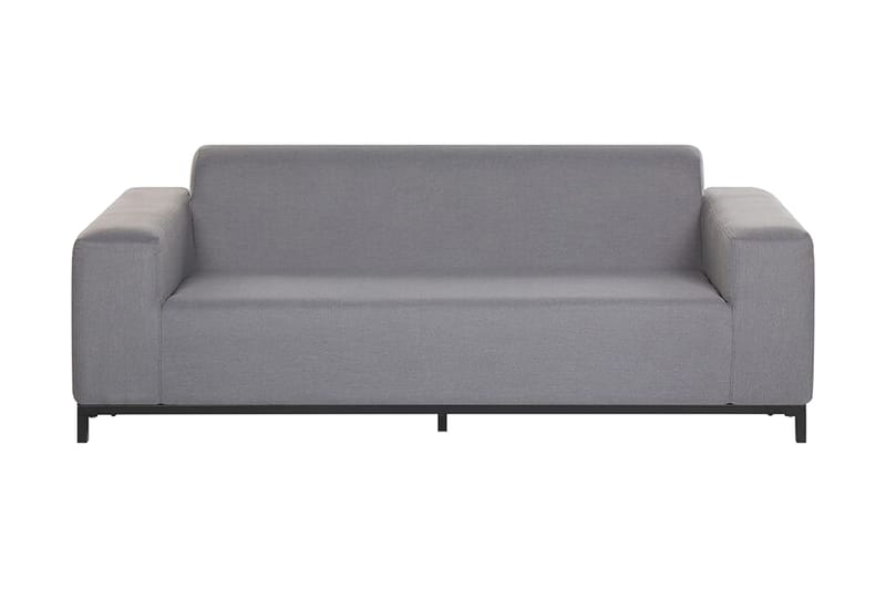 Hughen Loungegrupp Utomhus 5-sits - Grå/Svart - Utemöbler - Loungemöbler - Loungegrupp & Loungeset