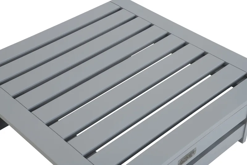 Husarn Soffbord Utomhus 80 cm - Utebord i Trä - Grå - Utemöbler - Loungemöbler - Loungegrupp & Loungeset